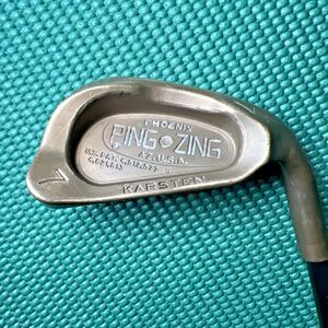 Ping Zing Single 7 Iron Brown Dot Karsten Aldila Regular Graphite Shaft RH